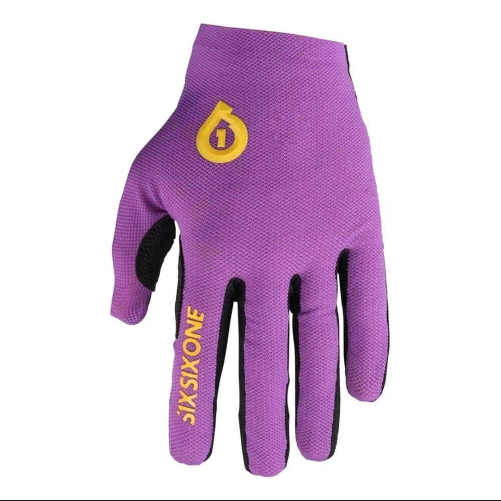 SixSixOne 661 Raji Gloves Full Finger MTB‎ BMX Adult Small Purple Mountain Bike